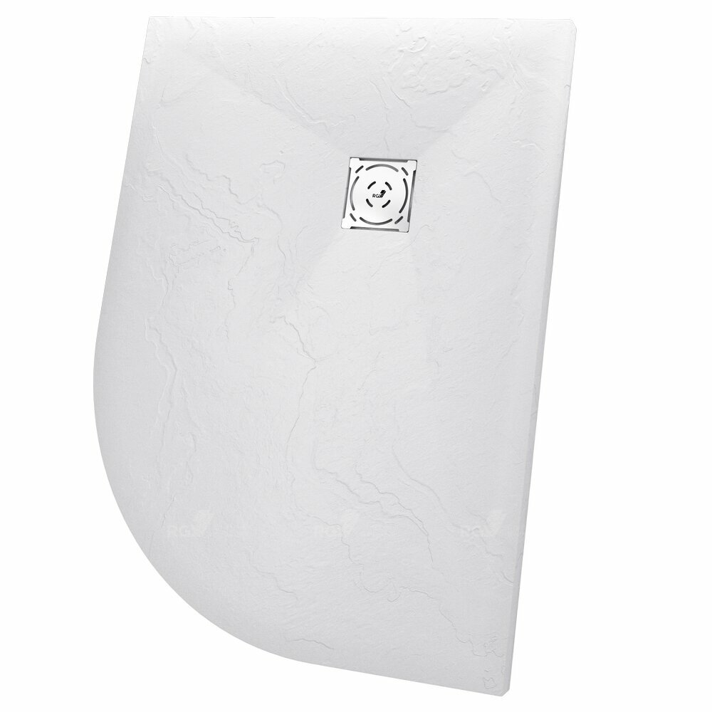 фото Душевой поддон асимметричный RGW ST/AL-W Белый 120х90