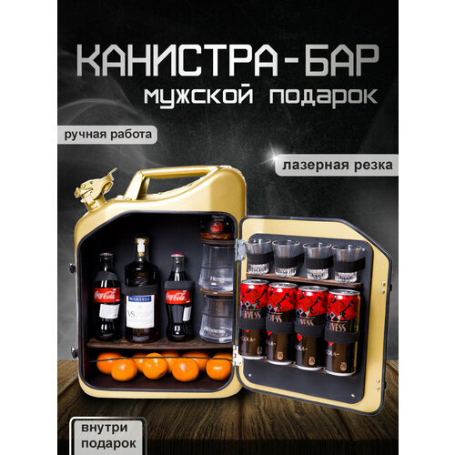 Автомобильный переносной бар-канистра - подарок для мужчины