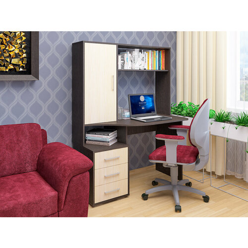 Стол компьютерный СК-55 Венге/молоко