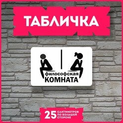 Таблички информационные для интерьера Философская комната