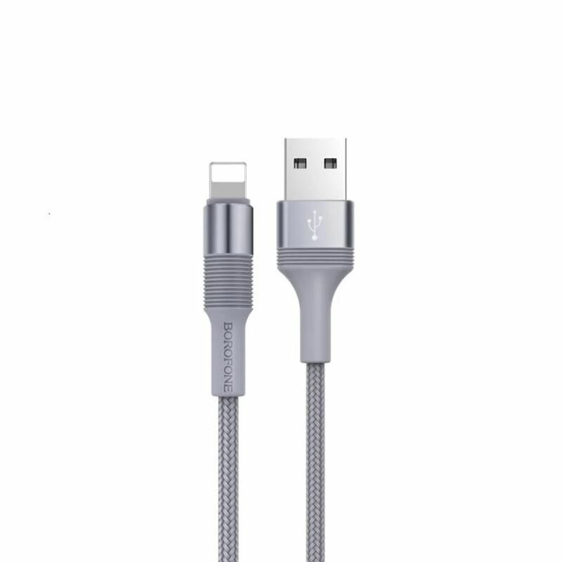 Кабель USB iPhone Lightning Borofone BX21 <серый>