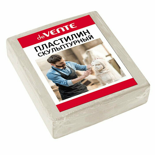 Пластилин скульптурный 500 грамм deVENTE белый твердый арт 8042909 211₽
