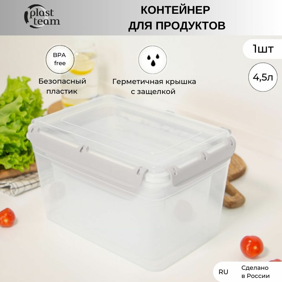 Контейнер для хранения продуктов 1шт 45л (ДхШхВ) 26х18х15см ланчбокс пластиковый