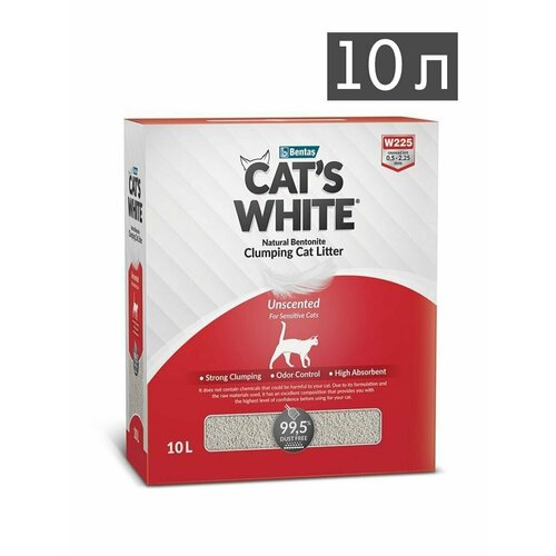 Cat's White Box Premium Natural наполнитель, 10 л