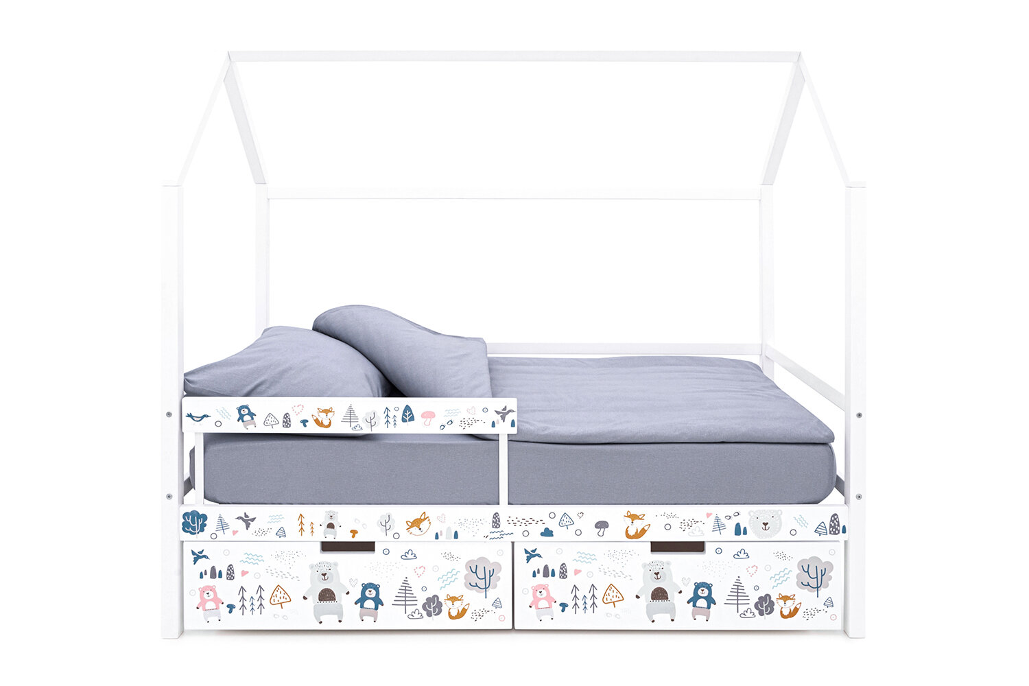 фото Кровать-домик детская Hoff Svogen Мишки