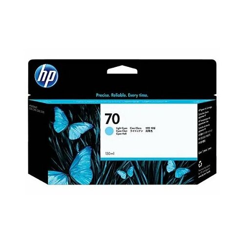 Картридж HP 70 струйный светло-голубой (130 мл)