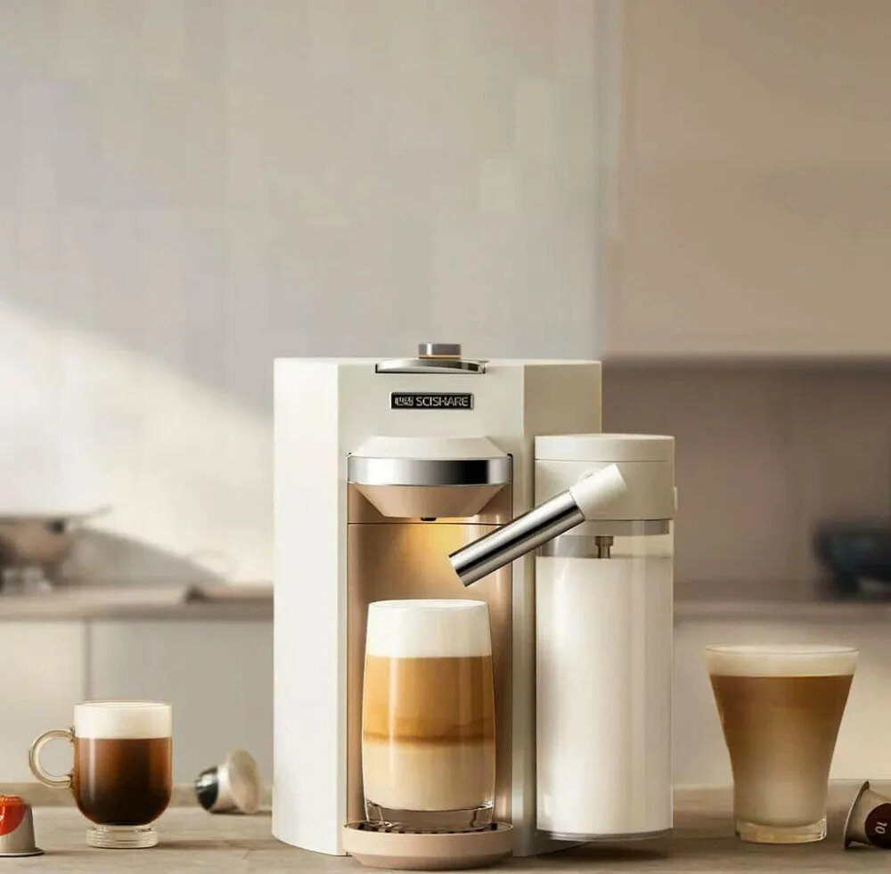 Кофемашина Xiaomi Scishare Fancy Capsule Coffee Machine Beige (S1205)