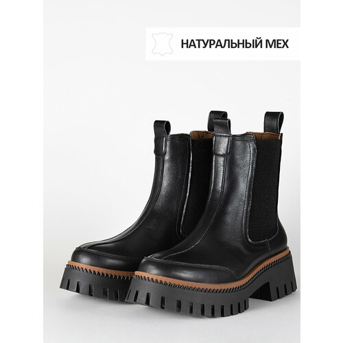 фото Ботинки balini linea, размер 40, черный