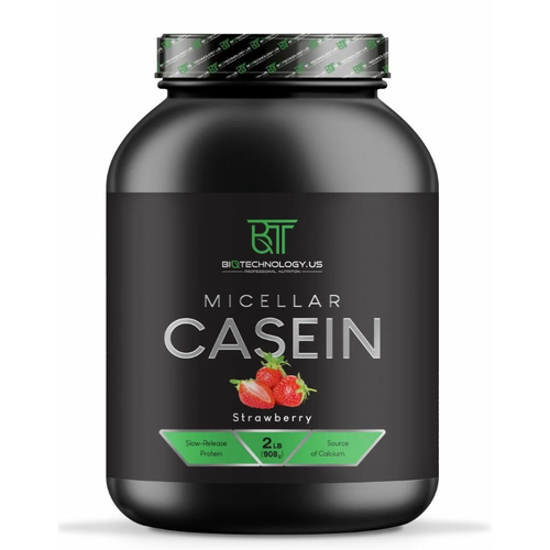 фото Biotechnology.us micellar casein 0,9кг (клубника) мицеллярный казеин протеин казеиновый протеин для похудения