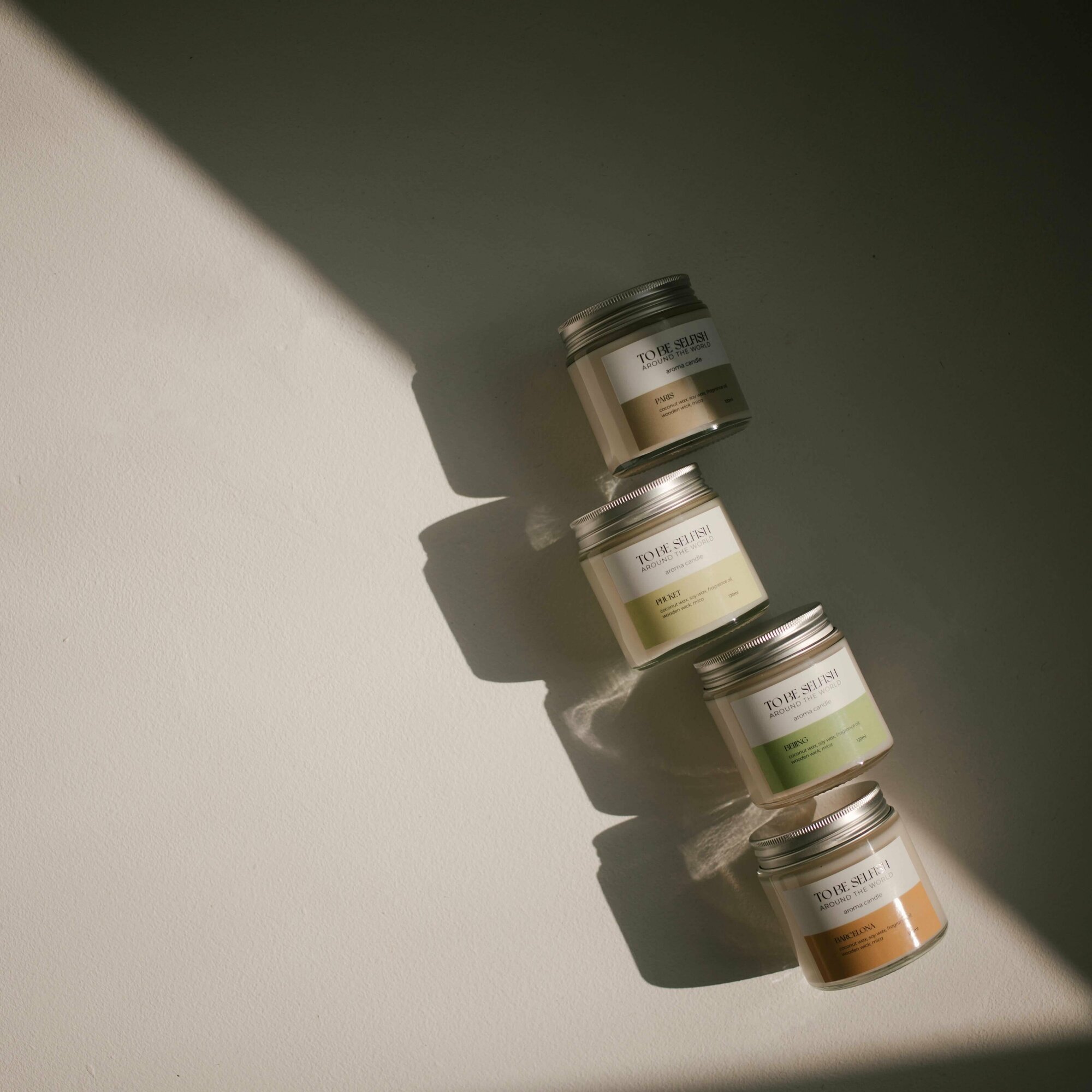 Арома-свеча to be selfish "Paris" с ароматом свежеиспеченного хлеба, 120 мл — фото 1