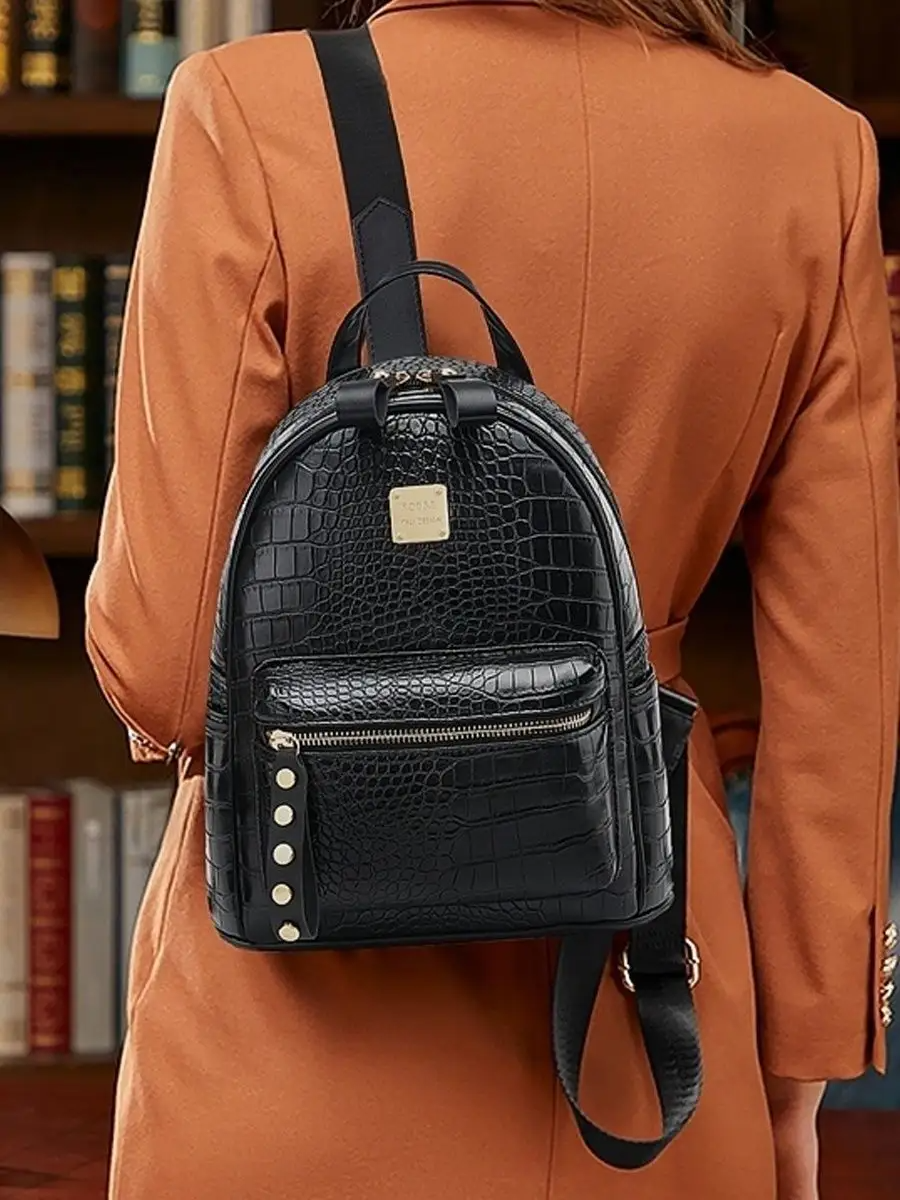 фото Рюкзак женский экокожа, городской повседневный