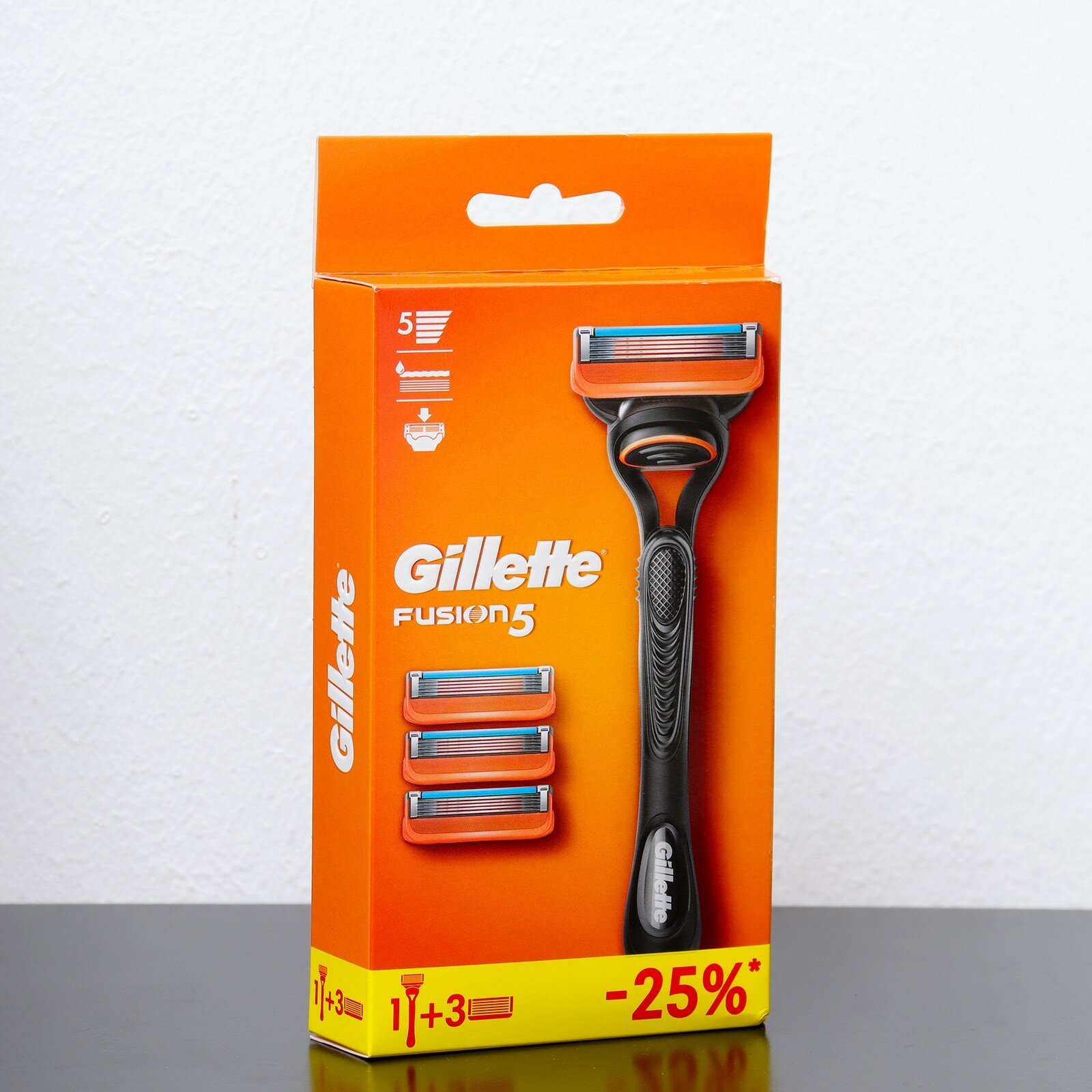 Бритва Gillette Fusion с 4 сменными кассетами - фото №9