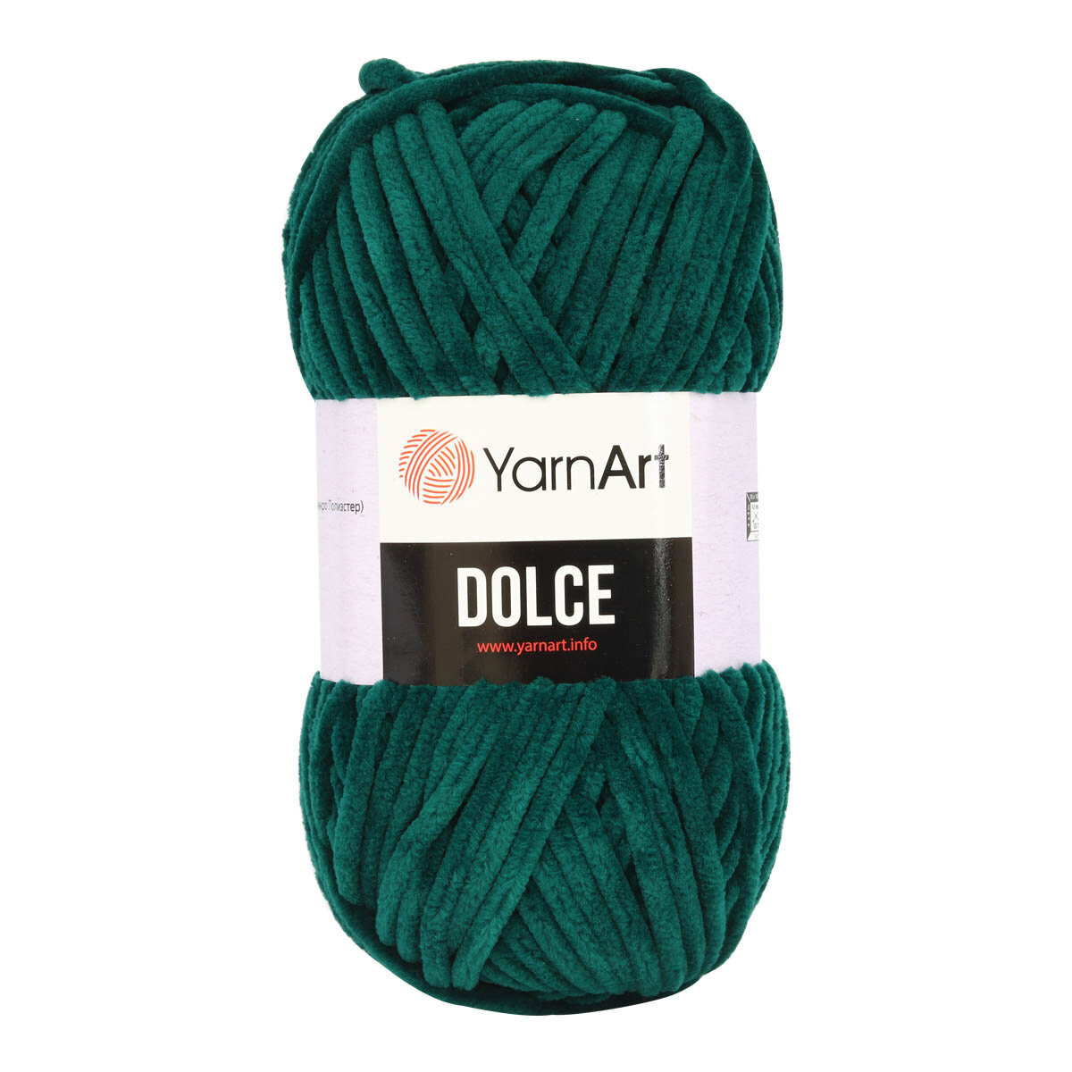 Пряжа для вязания YarnArt 'Dolce' 100гр 120м (100% микрополиэстер) (774 темно-изумрудный), 5 мотков