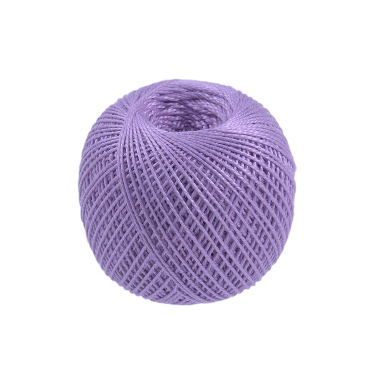 Нитки для вязания и плетения 'ирис' (100% хлопок), 25г, 150м (2106 светло-фиолетовый), 20 мотков