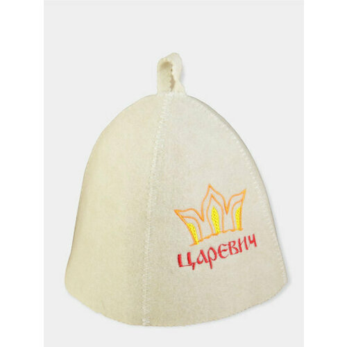 Шапка для бани и сауны детская с детской вышивкой 