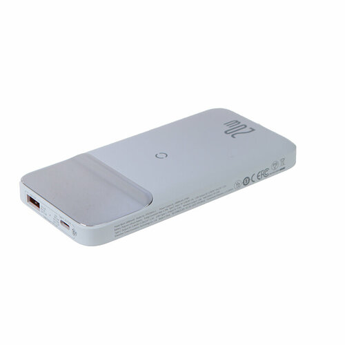 Внешний аккумулятор Baseus Power Bank Magnetic Wireless Fast Charging 10000mAh 20W White PPCX010202 542700₽
