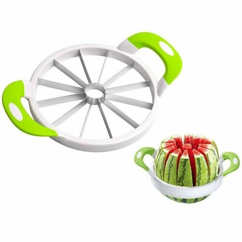 Арбузорезка 195 см для небольшого арбуза дыни зелёная 1150₽