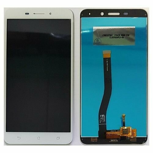 Дисплей для Asus Zenfone 3 Laser (ZC551KL) с тачскрином белый original asus high capacity c11p1606 phone battery for asus zenfone 3 laser 5 5 zc551kl 3000mah