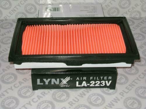 La223v воздушный фильтр lynx Lynx LA223V Mazda: 1N08-13-Z40. Mitsubishi: MQ700016. Nissan: 16546-NS045 16546-ED000