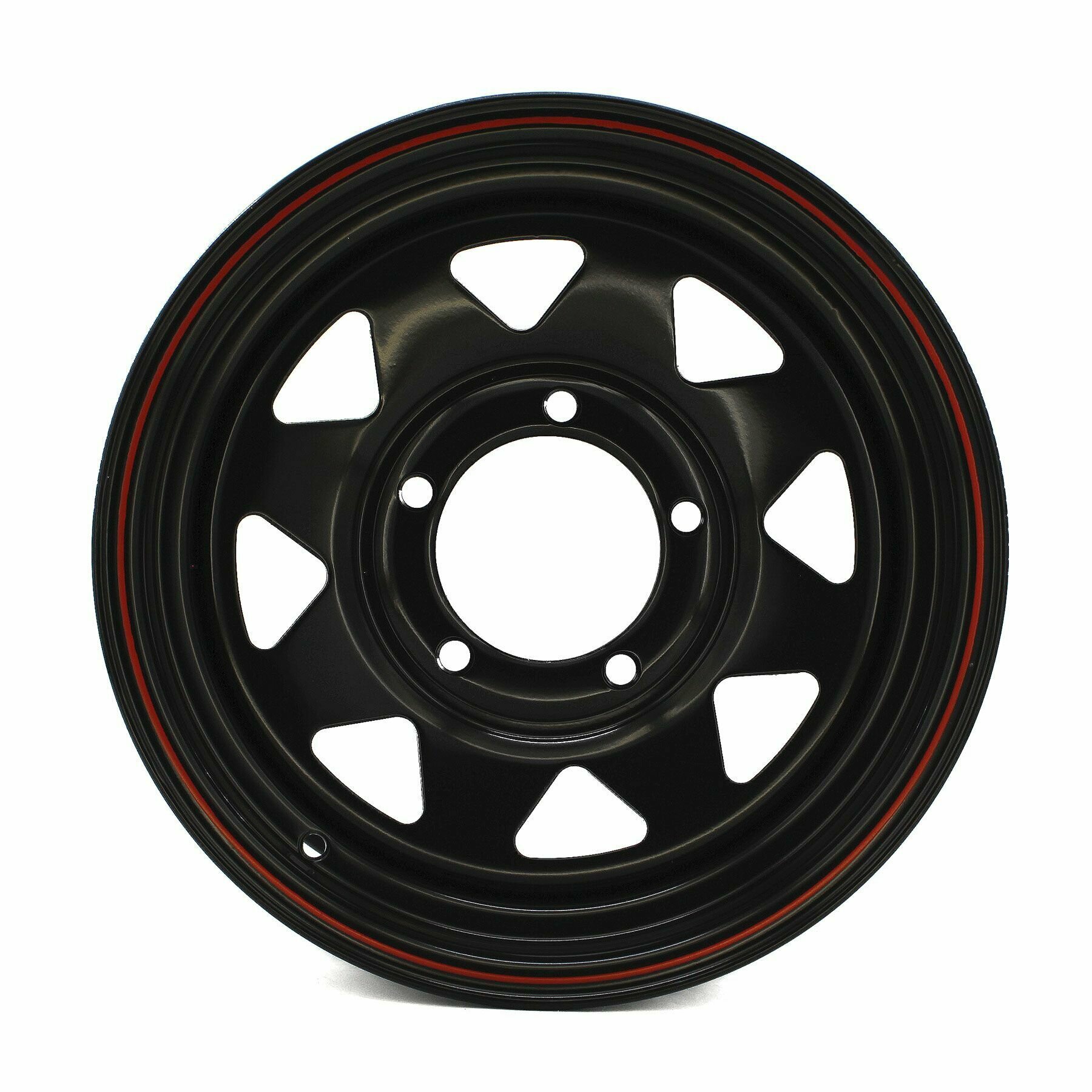 Диск колёсный стальной 16x7 5x139.7 CB110 ET25 черный, УАЗ