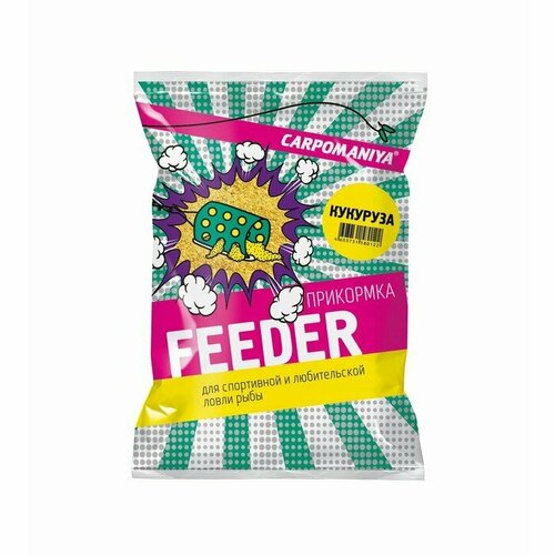 фото Прикормка фидер, кукуруза, 750 г (комплект из 9 шт) карпомания