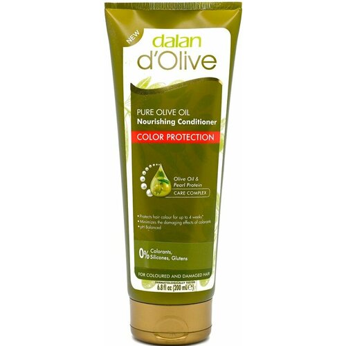 Кондиционер лосьон для волос Dalan D Olive Защита цвета для окрашенных и поврежденных волос Оливковое масло 200мл 1шт