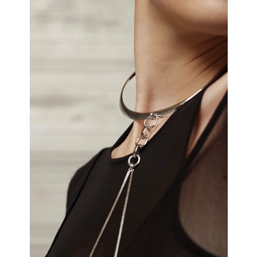 Колье, серебряный