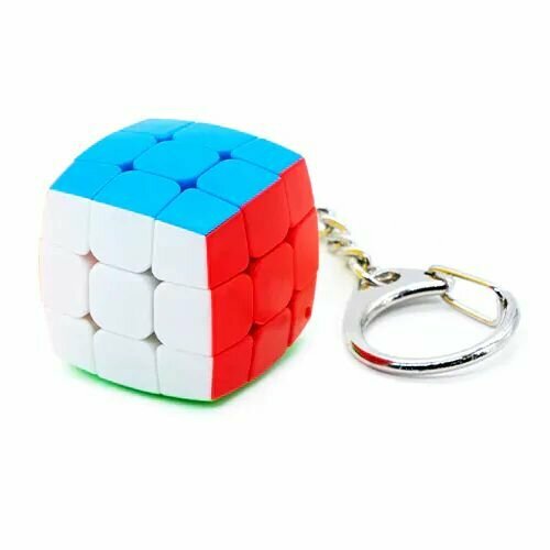 Брелок кубик рубика 3x3 / ShengShou Pillowed Mini / Головоломка кубик рубика брелок shengshou 3x3 keychain mini 30 mm