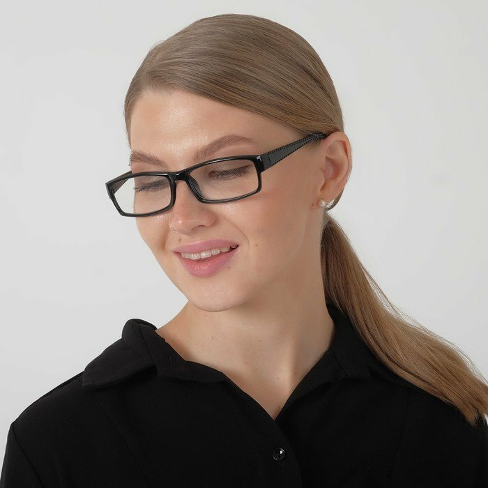 Готовые очки Восток 6616 цвет чёрный отгибающаяся дужка -25 (комплект из 4 шт)