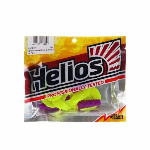 Твистер Helios Credo Fio LT, 6 см, 7 шт. (HS-10-039) (комплект из 9 шт)