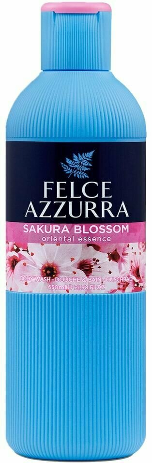 Гель для ванны и душа Felce Azzurra Восточный аромат Цветы Сакуры 650мл х 3шт
