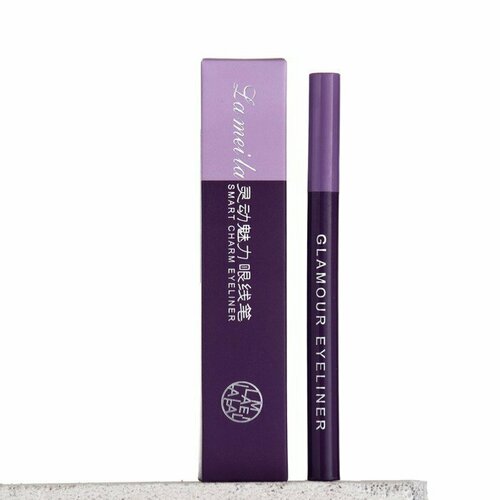 Подводка-фломастер для глаз Lameila, цвет чёрный, 2 мл (комплект из 12 шт)