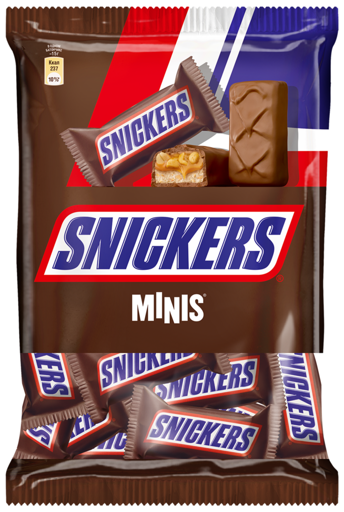 Конфеты SNICKERS Minis с арахисом, карамелью и нугой, 180г