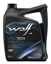 Wolf Масло Моторное Vitaltech 5w40 Pi C3 5l