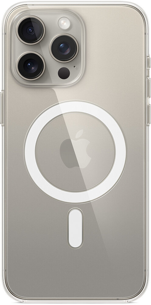 Чехол оригинальный Apple для 15 Pro Max Silicone Case - Clear Case - фото №3