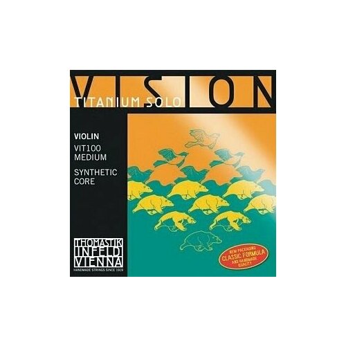 Струны для скрипки Thomastik Vision Titanum Solo VIT01 струна a для скрипки thomastik vision titanium orchestra vit02o