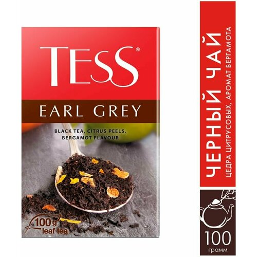 Чай черный Tess Earl Grey 100г