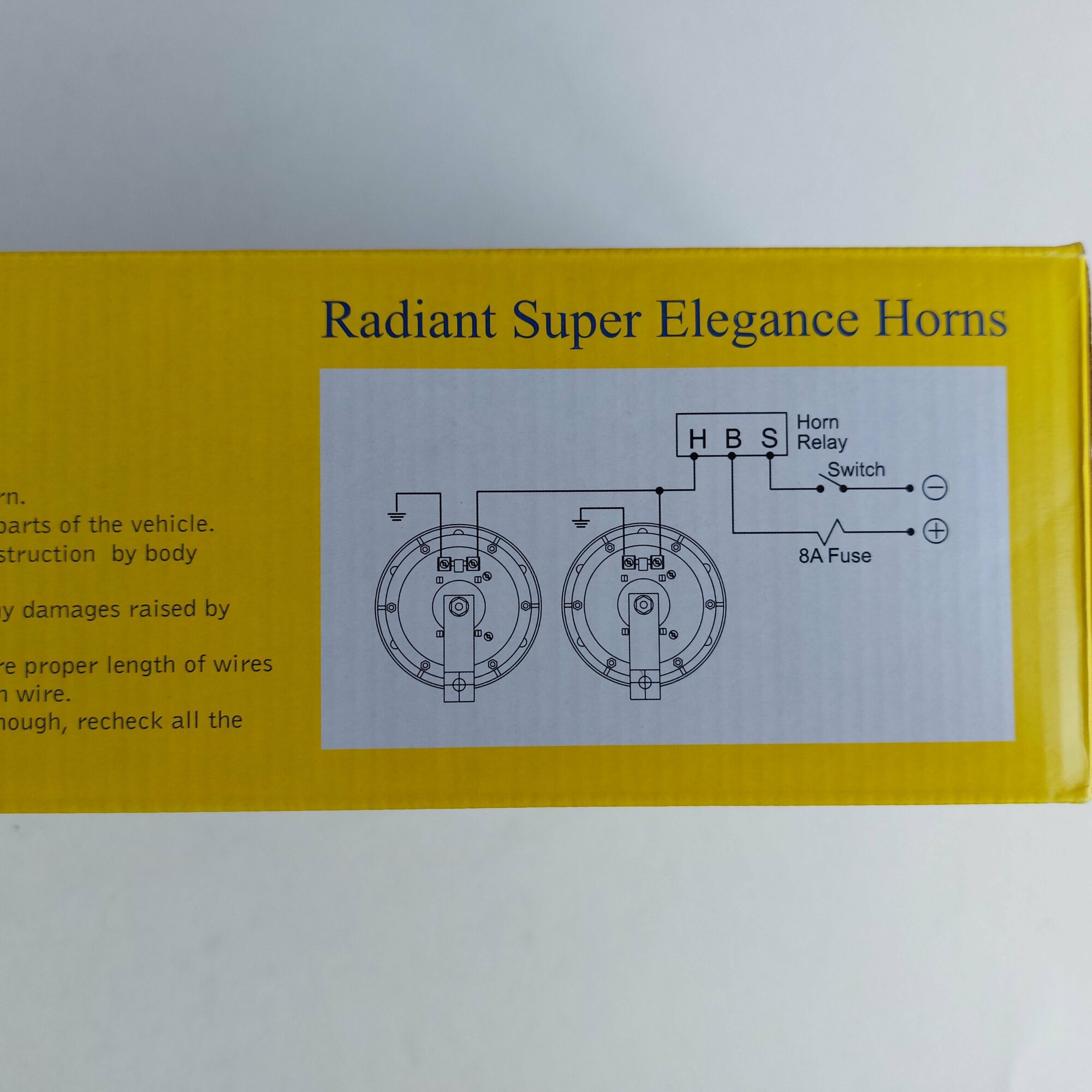 Звуковой автомобильный сигнал Radiant Super Elegance 12V 3.5A MR0052002 — фото 6