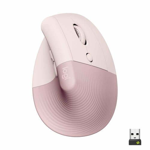 Мышь беспроводная Logitech LIFT ROSE 400-4000 dpi Bluetooth USB-ресивер Logi Bolt 4 настраиваемые кнопки 884000₽