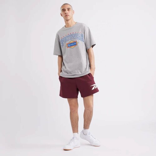 фото Футболка reebok, размер 2xl, серый