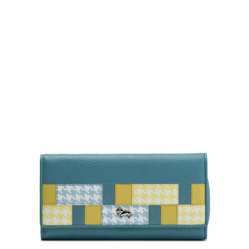 фото Кошелек labbra, голубой, желтый