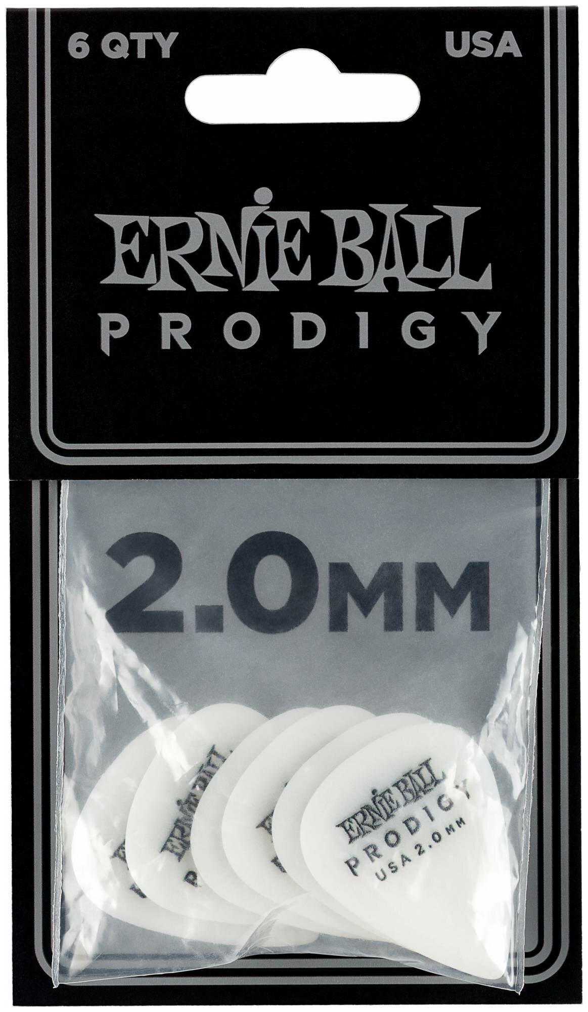 ERNIE BALL 9202 Prodigy White Набор медиаторов