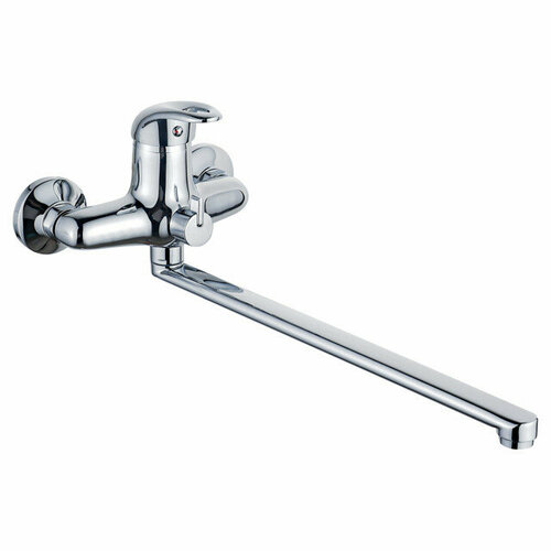 Смеситель для ванны vitarta ff4100 длинный излив хром 11040₽