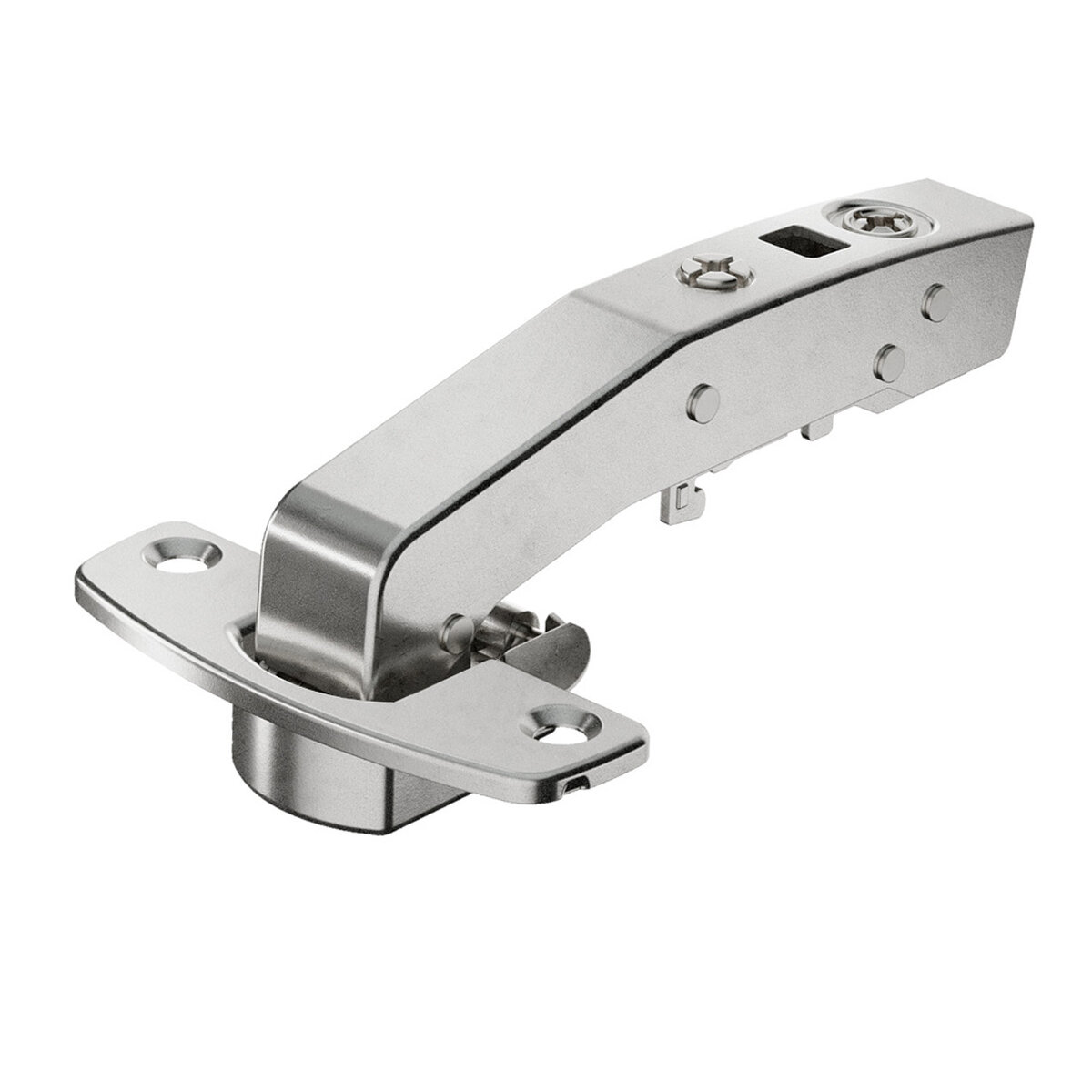 Петля мебельная вкладная Hettich Sensys с доводчиком 90*, комплект 2шт с заглушками и монтажными планками — фото 1