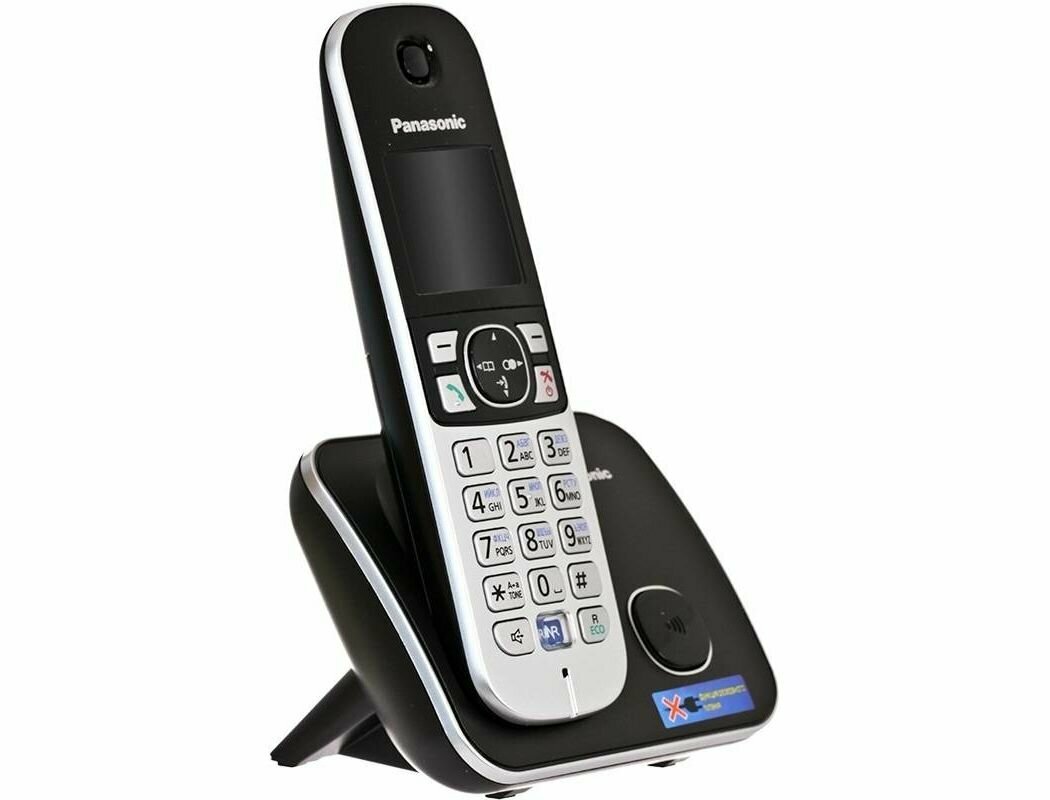 Радио Телефон Dect Panasonic KX-TG6811RUB черный АОН - фотография № 5