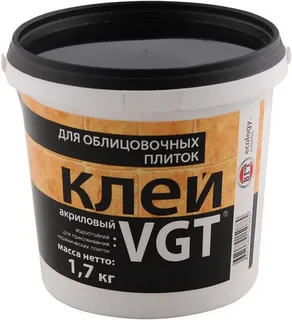 Клей для плитки VGT акриловый для облицовочных плиток 1.7 кг