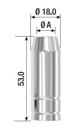 Газовое сопло для FB 150 FUBAG - фото №4