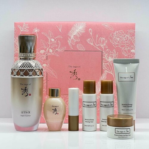 Набор уходовой косметики The Saga of Xiu Repair Essence Anti-aging Brightening Moisture Beauty Firm