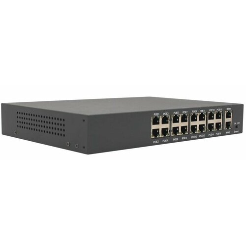 16-ти канальный неуправляемый POE switch AltCam POE16 1807900₽
