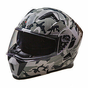 Мотошлем модуляр AiM JK906 Camouflage Glossy, XXL